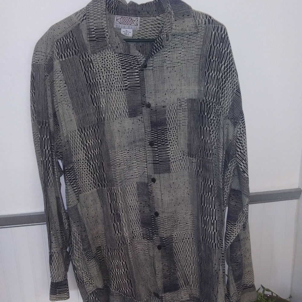 Mens Patterned Longsleeve Shirt
